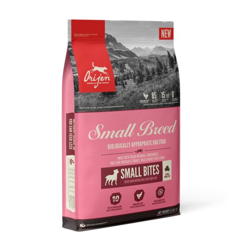 Hrana pentru caini Orijen Small Breed este o hrana adresata in special cainilor de talie mica.